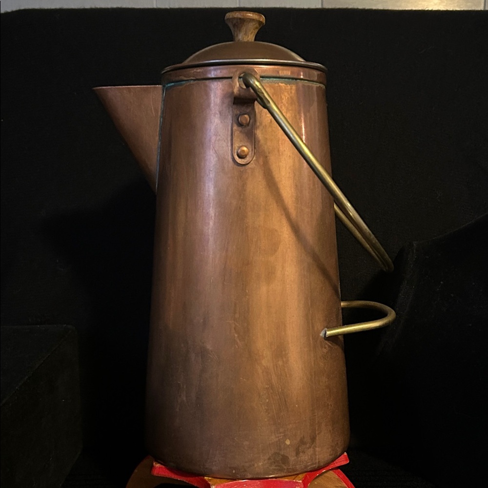 MC Elegant Copper Coffee Pot with Handle